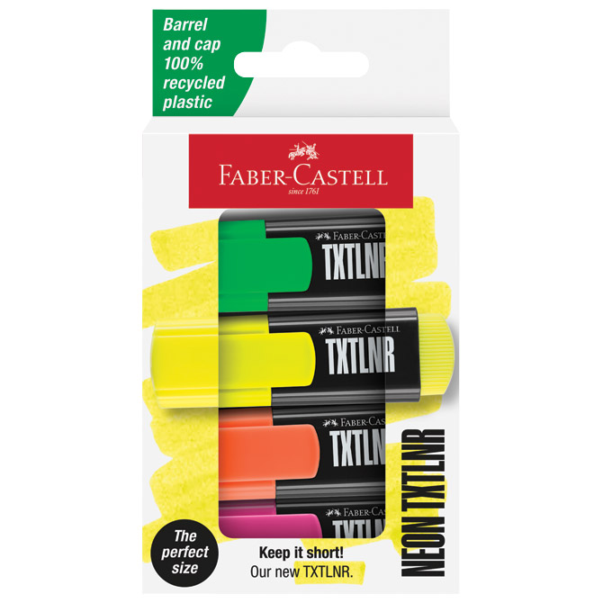 Signir 1-5 mm mini TXTLNR Superflorescent kart.kutija Faber Castell 154204/4boje blister Cijena