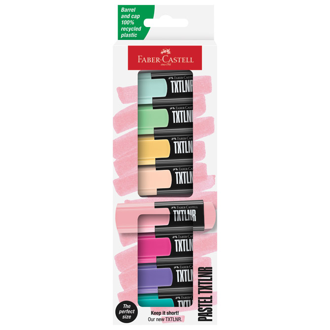Signir 1-5 mm mini TXTLNR Pastel kart.kutija Faber Castell 154218/8boje blister Cijena