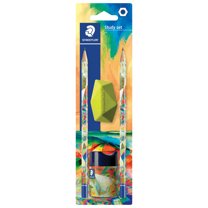 Olovka grafitna HB Multiverse pk2+gumica+šiljilo Staedtler 170SBKE2-2 blister Cijena