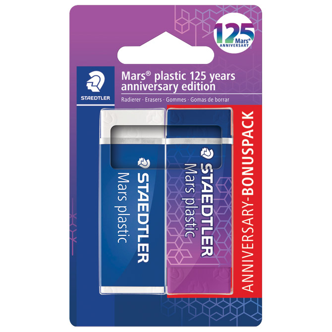 Gumica Mars plastic 125 years pk2 Staedtler 52650MABK2 blister Cijena