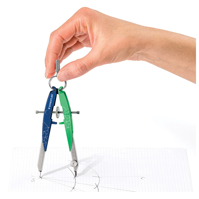 Šestar s preciznim podešavanjem Mars Comfort 125 years Staedtler 556 00-MA1 pla/zel blister Cijena