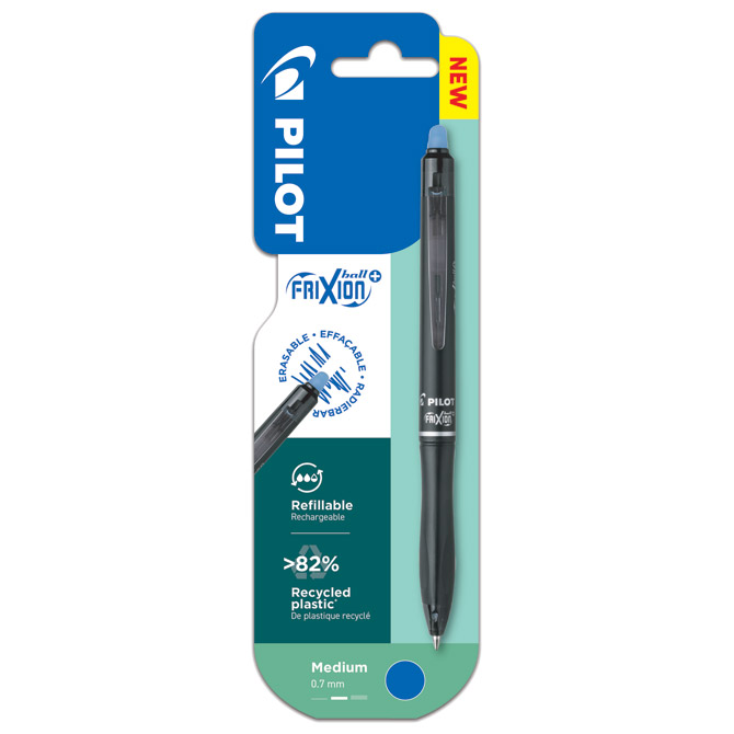 Roler gel 0,7 mm Frixion ball Plus piši-briši Begreen Pilot BLRT-FRPLS7-L plavi blister Cijena