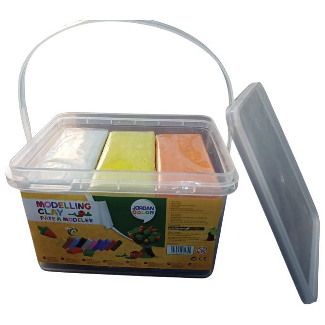 Plastelin 12boja x 200 g u plastičnoj kantici (2400 g) MC2400S12P Cijena