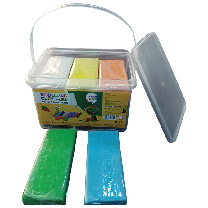 Plastelin 12boja x 200 g u plastičnoj kantici (2400 g) MC2400S12P Cijena