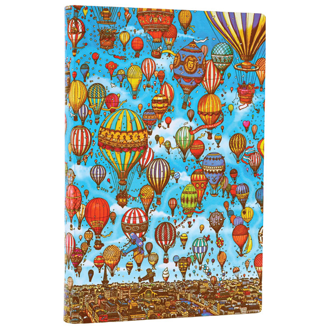 Notes 9x14 cm-mini crte 104L s gumicom Balloon Festival Flexis Paperblanks FB9912-3 Cijena