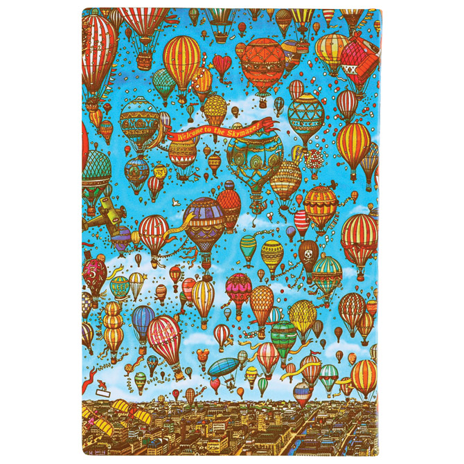 Notes 9x14 cm-mini crte 104L s gumicom Balloon Festival Flexis Paperblanks FB9912-3 Cijena