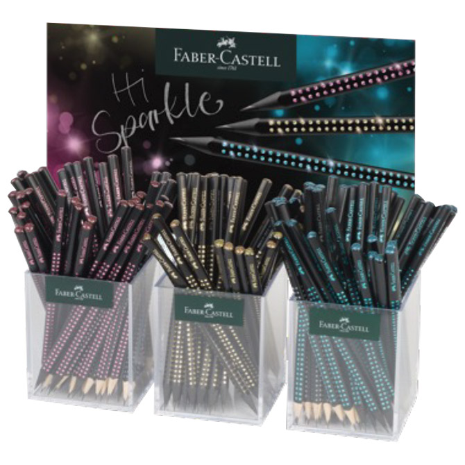 Stalak s olovkama grafitnim Sparkle Midnight pk144 Faber Castell 118255 sortirano Cijena
