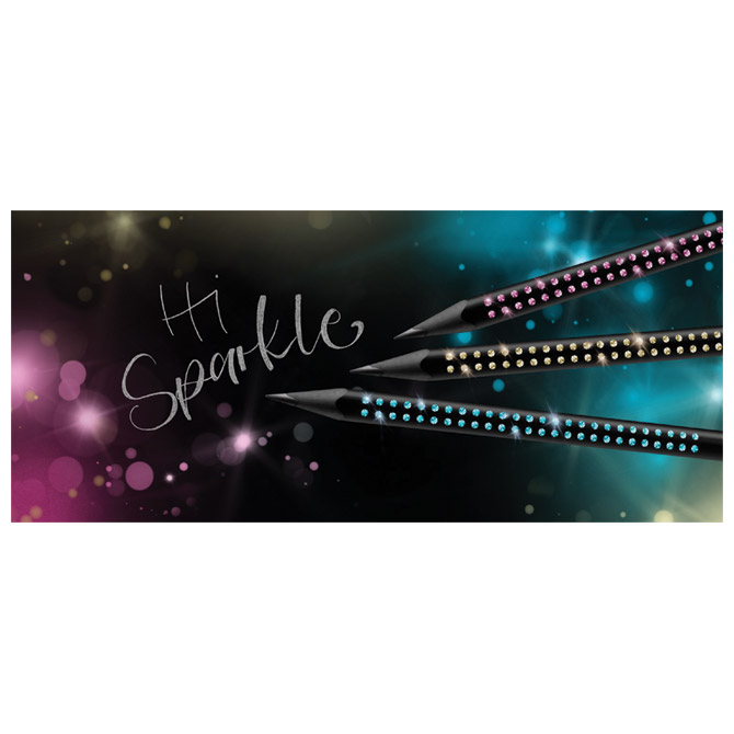 Stalak s olovkama grafitnim Sparkle Midnight pk144 Faber Castell 118255 sortirano Cijena