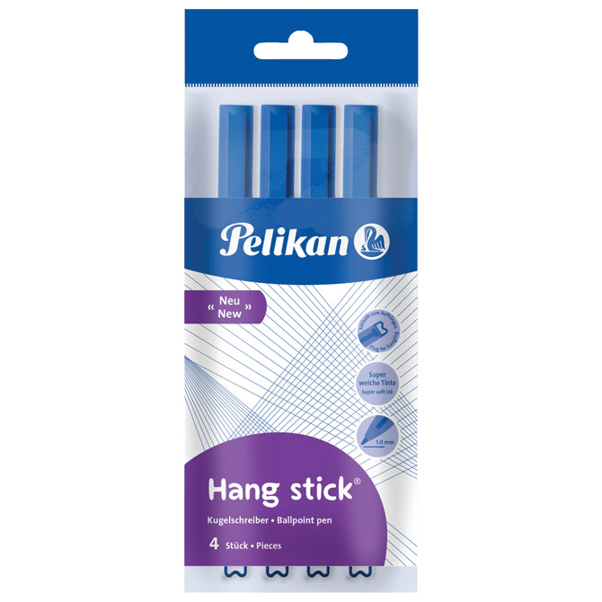 Olovka kemijska Stick K86 pk4 Pelikan 820882 plava blister Cijena