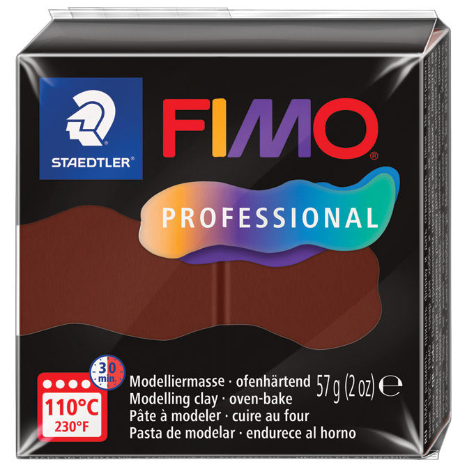 Masa za modeliranje   57g Fimo Professional Staedtler 8040-77 boja čokolade Cijena