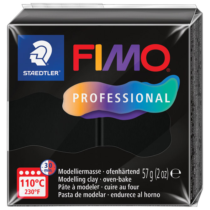 Masa za modeliranje   57g Fimo Professional Staedtler 8040-9 crna Cijena