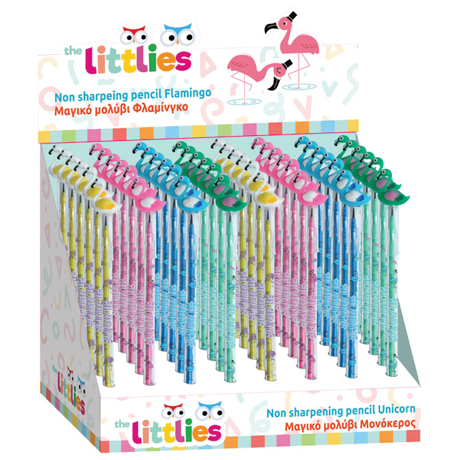 Olovka grafitna u nastavcima Littlies Flamingo Diakakis 000647079 sort Cijena
