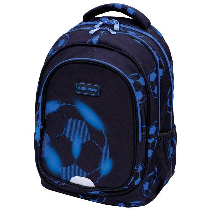 Ruksak školski-notebook anatomski Blue Football Head 502025036 Cijena