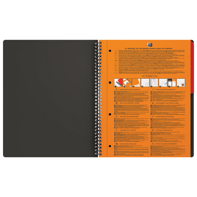 Blok kolegij A4 karo 80L perforacija+4rupe Activebook Oxford 100104329 Cijena