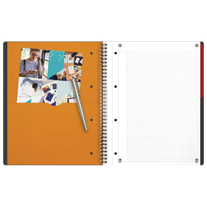 Blok kolegij A4 karo 80L perforacija+4rupe Activebook Oxford 100104329 Cijena