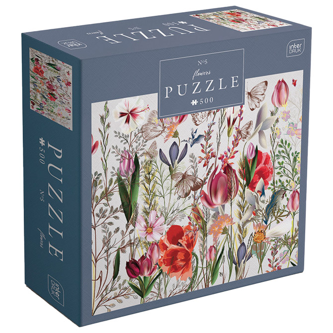 Puzzle 500 kom Flowers 5 Interdruk Cijena