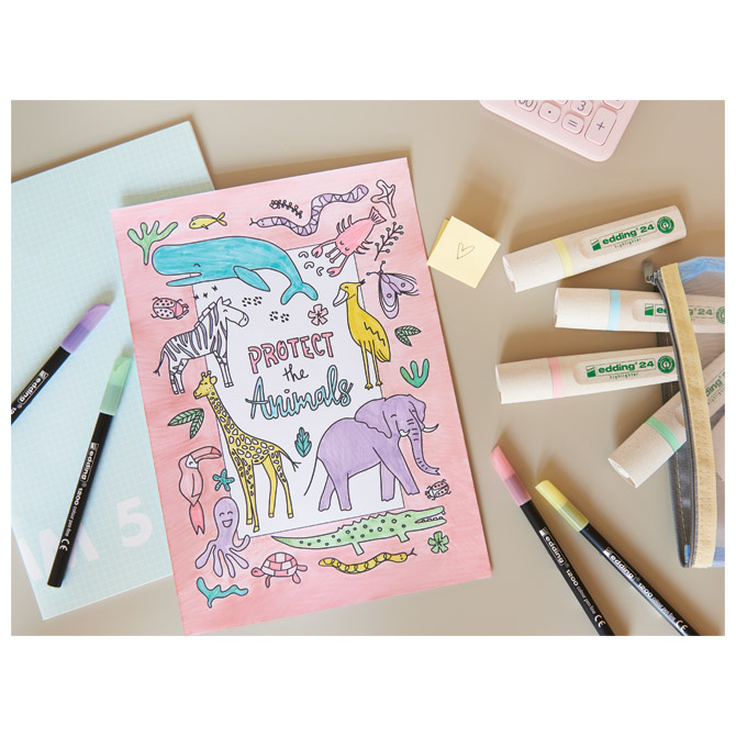 Signir 2-5 mm EcoLine Pastel Edding 24 4boje blister Cijena