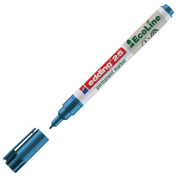 Marker permanentni 1 mm okrugli vrh EcoLine Edding 25 plavi Cijena