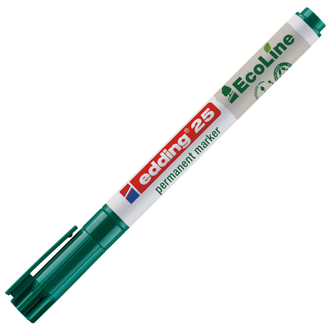 Marker permanentni 1 mm okrugli vrh EcoLine Edding 25 zeleni Cijena