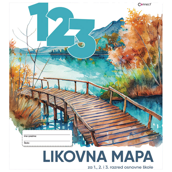 Mapa likovna I-III razred Connect Cijena