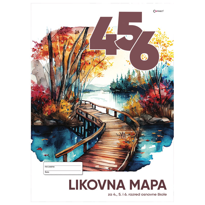 Mapa likovna IV-VI razred Connect Cijena