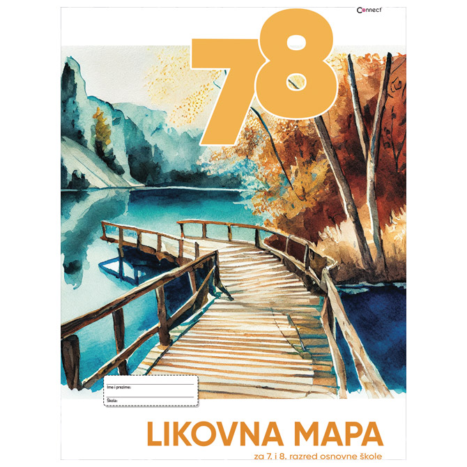 Mapa likovna VII-VIII razred Connect Cijena