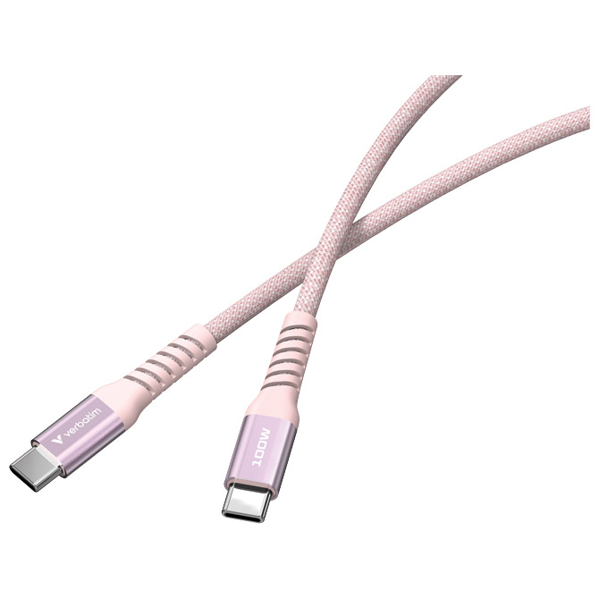 Kabel magnetski USB-C na USB-C 100W 120 cm Verbatim 31857 rozi Cijena