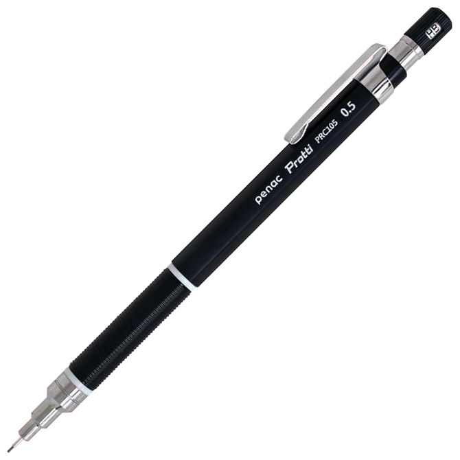 Olovka tehnička 0,5 mm grip Protti Penac MP0105-BKWH crna Cijena