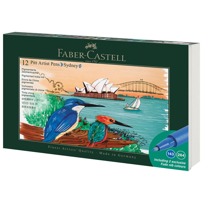 Set Pitt artist pen pk12 Sydney Faber Castell 267138 sortirano Cijena