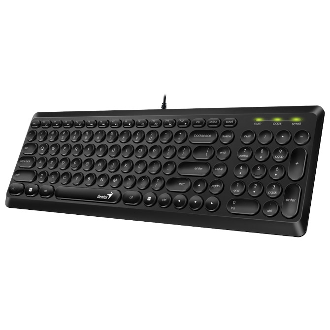 Tipkovnica USB Slimstar Q200 Genius crna Cijena