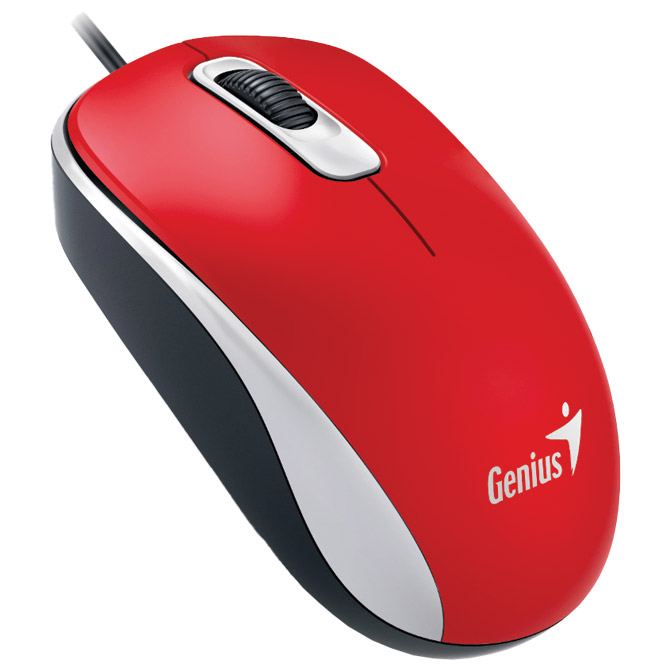 Miš usb 3tipke optički  DX-110 Genius crveni Cijena