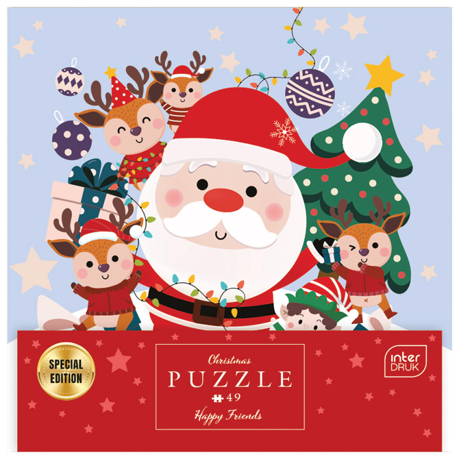 Puzzle 49 kom u okviru Christmas “Santa” Interdruk Cijena