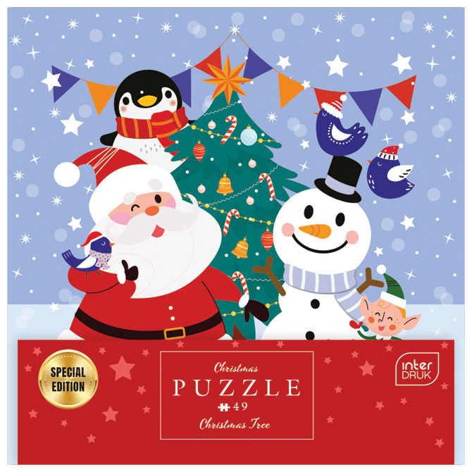 Puzzle 49 kom u okviru Christmas “Tree” Interdruk Cijena