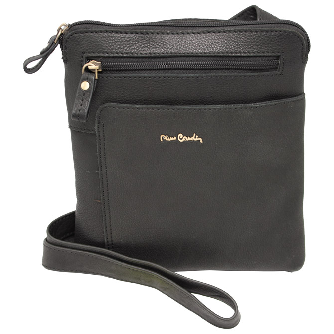 Torba kožna (na rame) Pierre Cardin 10423TILAK112 crna Cijena