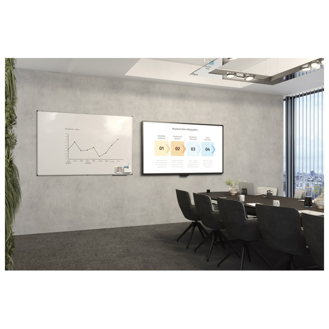 Ploča magnetna  120x90 cm aluminijski okvir Unite Plus Legamaster 7-108254 bijela Cijena