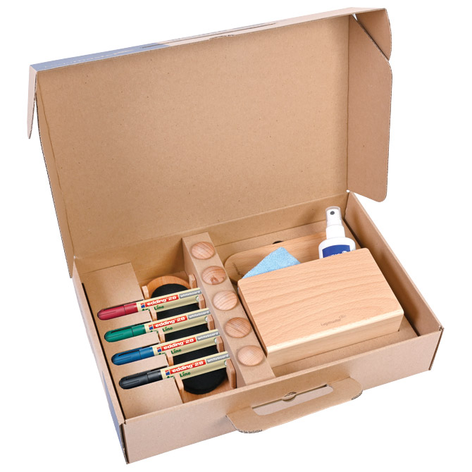 Set pribora za bijelu ploču 17 dijelova Legamaster 7-125600 drveni Cijena