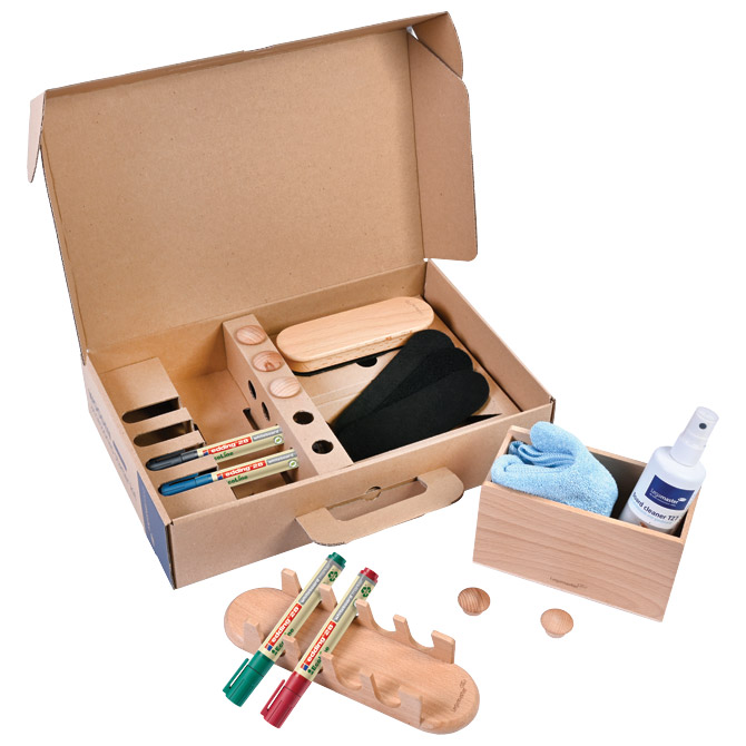 Set pribora za bijelu ploču 17 dijelova Legamaster 7-125600 drveni Cijena