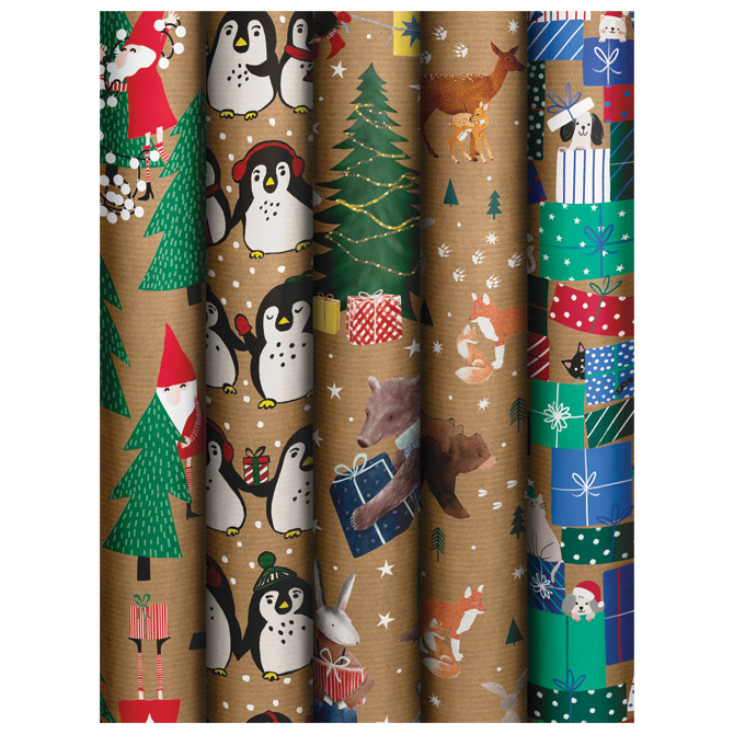 Papir ukrasni rola 70x500cm Natur Xmas kids novogodišnji Stewo 1642 99 Cijena