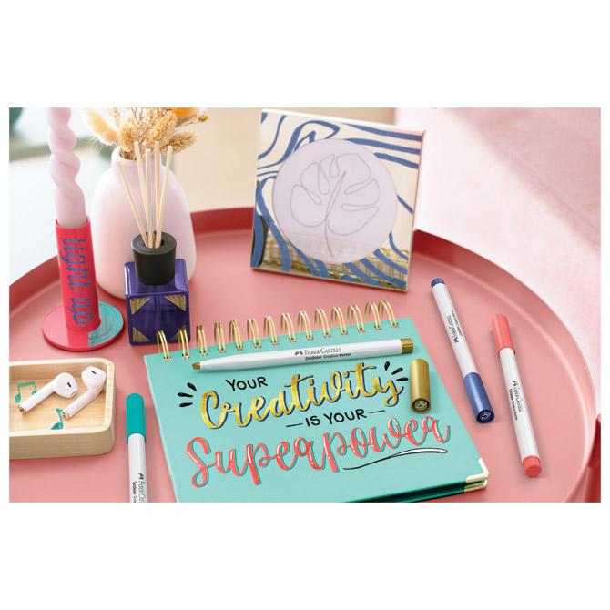 Marker permanentni dekorativni Calligraphy pk6 Faber Castell 160906 sort blister Cijena