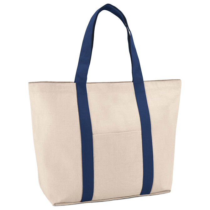 Torba platnena za plažu Stricker VILLE 92824104 natur/plava Cijena