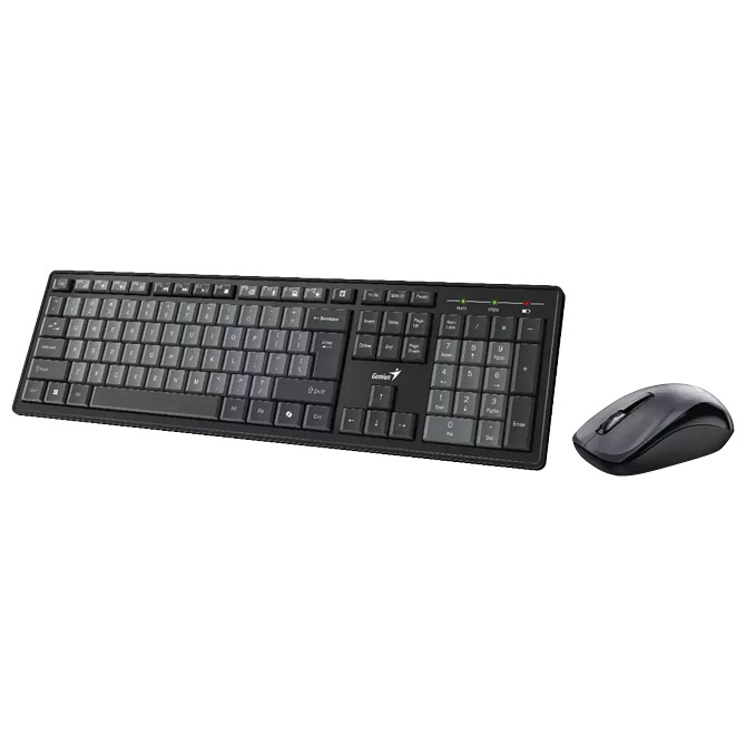 Tipkovnica + Miš bežični KM-8200 Genius crno/siva Cijena