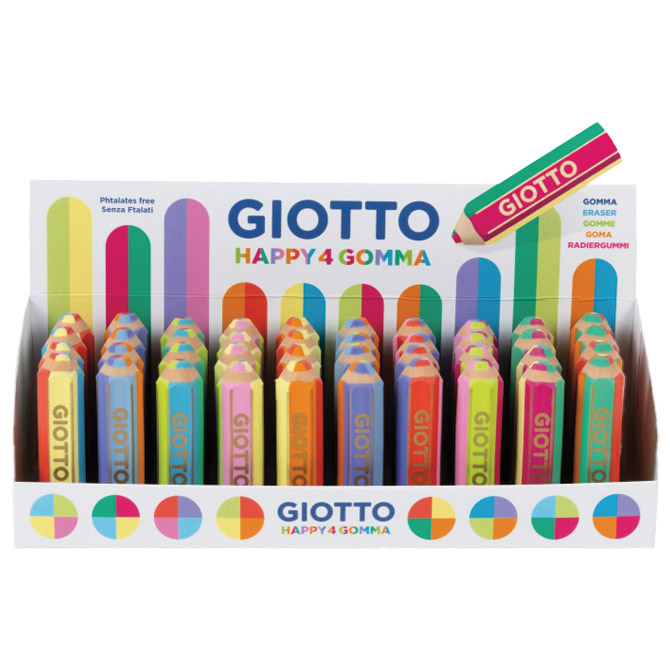 Gumica u obliku olovke Giotto Happy Gomma Fila 2349 4Colour sortirano Cijena