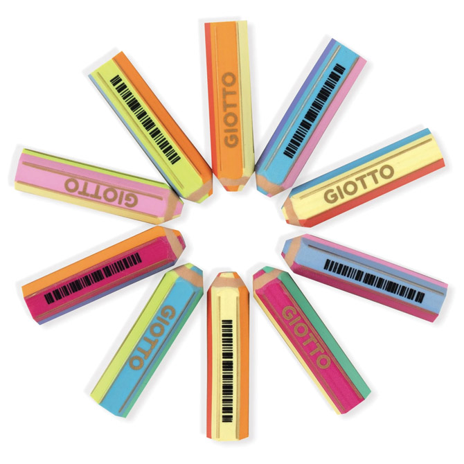 Gumica u obliku olovke Giotto Happy Gomma Fila 2349 4Colour sortirano Cijena