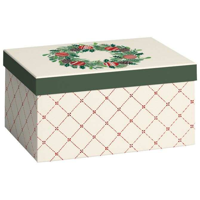 Kutija ukrasna kartonska X-mas 16,5x24x12cm Stewo 5123 97 Cijena