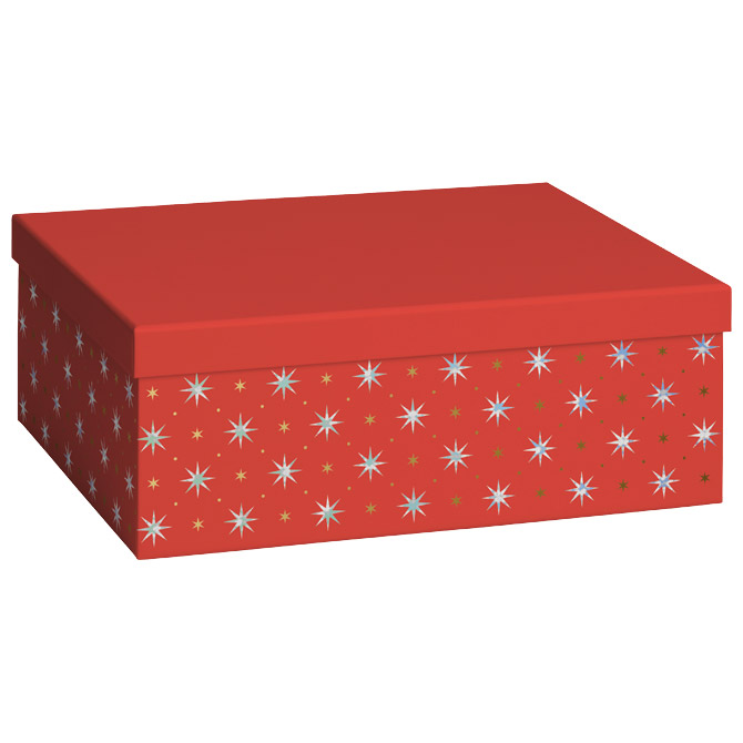 Kutija ukrasna kartonska X-mas 24x33x12cm Stewo 5115 20 crvena Cijena