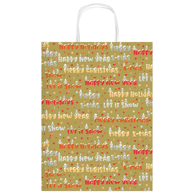 Vrećice ukrasne 26x34,5x12cm novogodišnje Rex-Saul Sadoch SDX26-513G Cijena