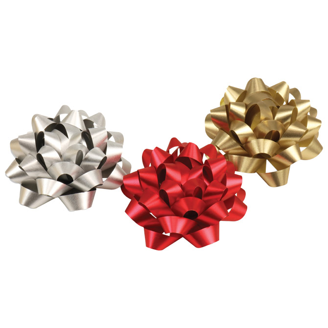 Mašna ukrasna samoljepljiva 80mm Dallas Prasent 71930-099 sortirano Cijena