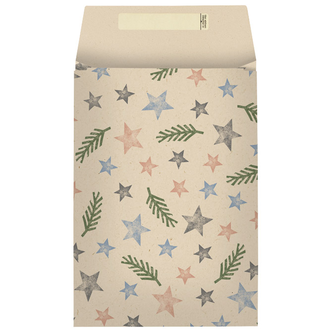 Vrećice-kuverte ukrasne strip novogodišnje 17,5x4x25cm pk10 Stewo 5260 40 Cijena