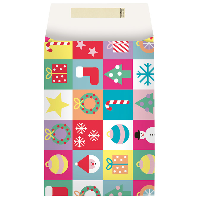 Vrećice-kuverte ukrasne strip novogodišnje 17,5x4x25cm pk10 Stewo 5239 25 Cijena