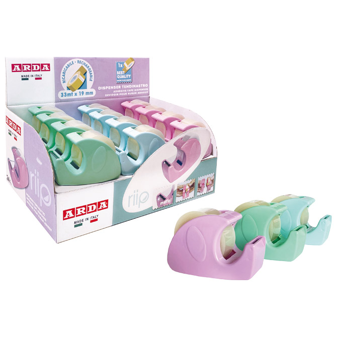 Stalak s trakom ljepljivom 19mm/33m Arda C1347P pastel Cijena
